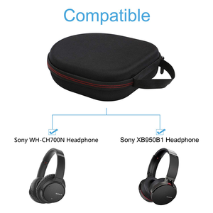 Étui rigide pour casque Sony <span class=keywords><strong>WH</strong></span>-<span class=keywords><strong>CH700N</strong></span> <span class=keywords><strong>WH</strong></span>-CH710N XB950B1, étui personnalisé en EVA pour écouteurs, sac de transport - Product Image 3