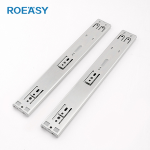 ROEASY Rail <span class=keywords><strong>de</strong></span> tiroir télescopique Guides <span class=keywords><strong>de</strong></span> glissière Fabricants <span class=keywords><strong>pour</strong></span> armoire <span class=keywords><strong>de</strong></span> <span class=keywords><strong>placard</strong></span> Montage <span class=keywords><strong>de</strong></span> <span class=keywords><strong>porte</strong></span> d'armoire Tiroir d'armoire Rails <span class=keywords><strong>de</strong></span> glissière Zinc - Product Image 2