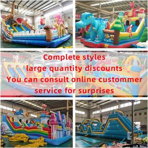 Super interesante adecuado para fiestas Bounce Slide Combo <span class=keywords><strong>Plaza</strong></span> Gran Barco Pirata Tema Casa inflable Fuente Fábrica para la venta - Product Image 4