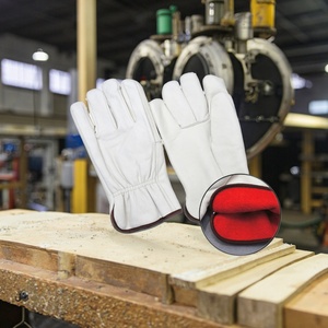 Gants de soudure en cuir de vachette et coton, imperméables, chauds pour l'hiver, pour la construction industrielle, personnalisables, vente en gros directe d'usine - Product Image 1