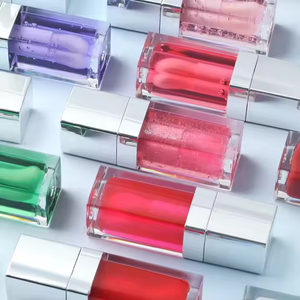 Venta al por mayor Vegan <span class=keywords><strong>Cruelty</strong></span> <span class=keywords><strong>Free</strong></span> Lip Oil Hidratante Long Last Color Changing Pink Plumping Natural Fruit Lip Oil - Product Image 3