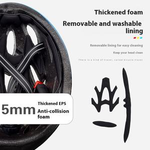 Casco deportivo dual Unisex ultraligero, cómodo, transpirable, forro de una pieza, para montar al aire libre, <span class=keywords><strong>bicicleta</strong></span> de montaña, patinaje sobre ruedas - Product Image 4