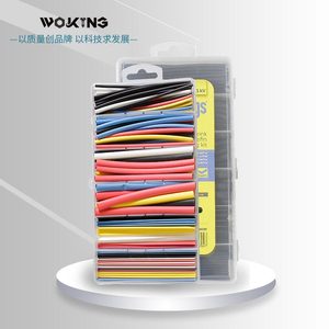ชุดท่อหดความร้อน Woking 100 ชิ้น ปลอกหุ้มฉนวนหลากสี ชุดป้องกันสายไฟและสายเคเบิล - Product Image 3