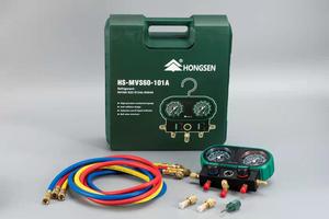 Conjunto de Manômetros para HVAC com Vidro HS-MVS60 - Product Image 3