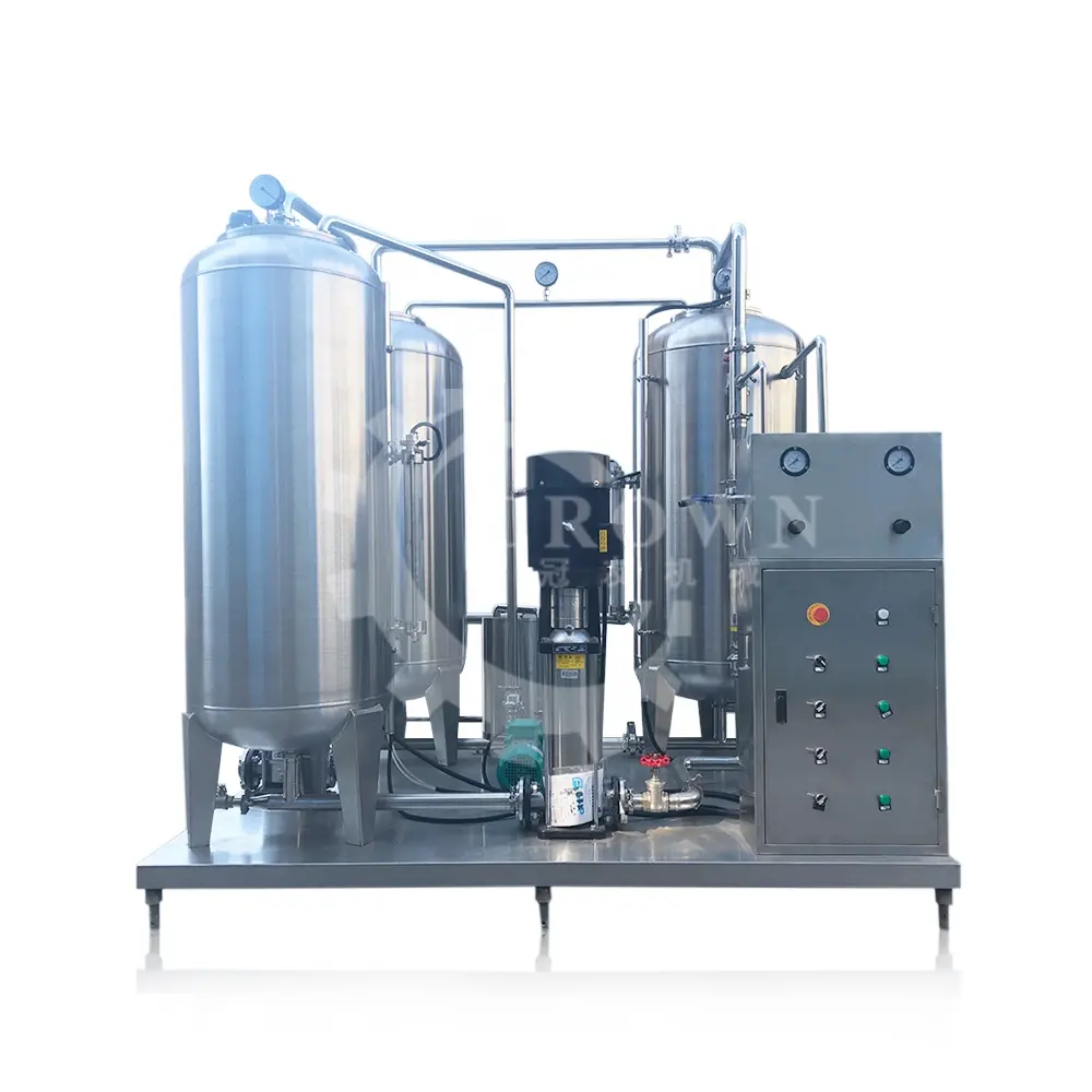 자동적인 번쩍이는 음료 맥주 이산화탄소 믹서 탄산 청량 음료 소다수 섞는 기계 제조 공장 가격