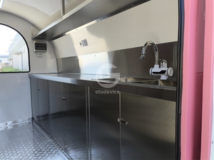 Etodevice Vintage Mobile <b>Kitchen</b> Food Truck for Sale Full <b>Kitchen</b> with Hotdog & Ice Cream Application for Catering & Mobile Rest - Product Image 6