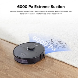 สำหรับหุ่นยนต์ดูดฝุ่นและถูพื้น Roborock S8 พร้อมแปรง DuoRoller แรงดูด 6000Pa ระบบ ReactiveAI 2.0 หลบหลีกสิ่งกีดขวาง - Product Image 4