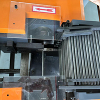 Machine à chanfreiner les barres pleines à double tête haute performance, solution CNC entièrement automatique