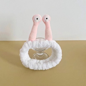 Wholesale Factory Production Cute FFace Wash <strong>Headband</strong> Funny <strong>Headband</strong> Cartoon Plush <strong>Snail</strong> <strong>Headband</strong> - Product Image 6