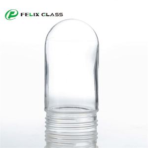 Pantalla de Lámpara de Vidrio Borosilicato Soplado a Máquina de Diseño Moderno, Cubierta de Lámpara Vapor Jar para Iluminación Interior y Exterior - Product Image 2