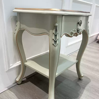 Table basse de style français minimaliste en bois massif, pour salon, avec bordure élégante, décoration moderne, petite table basse