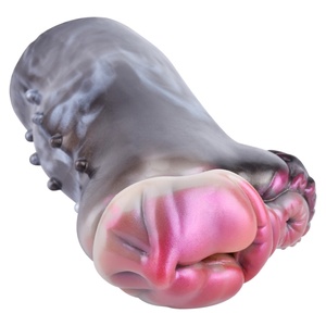 GEEBA Silicone Furry Style Pocket Pussy Male <b>Masturbator</b> Cup for Penis Friction Massage Stimulator <b>Masturbator</b> Sex Toys for Men - Product Image 5