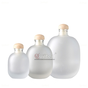 Botella de Vidrio Negra Mate de 500ml y 250ml, Botella de Vidrio Vacía de Cuello Corto para Vino, <span class=keywords><strong>Vodka</strong></span> y Licores, Fabricante de Botellas de Vidrio OEM - Product Image 6