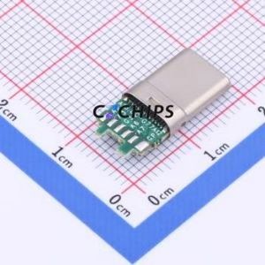 U261-2422N-4B0406 USB Connector Connector ( Connector Type: Type-C )( Gender: Male )( Number of Contacts: 24P ) - Product Image 1