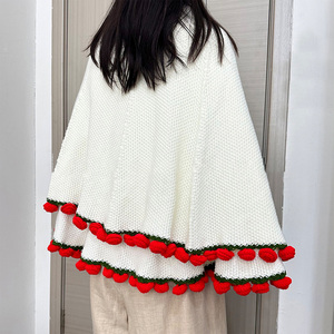 Hoa dệt kim chăn handmade Crochet ném chăn mềm <span class=keywords><strong>Chunky</strong></span> hoa thảm đan <span class=keywords><strong>Kit</strong></span> máy có thể giặt trang trí nhà - Product Image 6