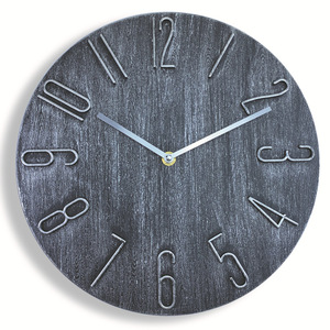 EMAF Horloge radiocommandée Horloge murale LED numérique silencieuse pour salon, chambre à coucher, bureau, grain de bois Décoration intérieure Fête des mères - Product Image 6