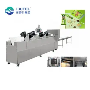 Full automatic jaggery chikki making machine granola bars molding and cutting machine