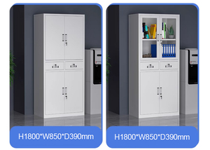 Bền Thân Thiện Với Môi Kim Loại 4-Cửa Tủ 2 Ngăn Kéo Thép Tập Tin Tủ Khóa Văn Phòng Hiện Đại Nhà An Toàn Phòng Ngủ Phòng Tập Thể Dục Trường - Product Image 3