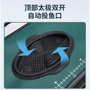 Seau de pêche pliable en EVA épaissi, portable, étanche, pour poissons vivants, avec <span class=keywords><strong>trou</strong></span> pour pompe à oxygène - Product Image 4