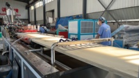 Mesin Panel Pintu WPC PVC Hollow Door Panel Door Blank Door Sheet Extrusion Line Twin Screw Extruder 130kW Motor Utama