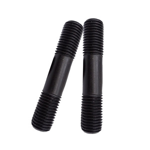 Cường độ cao 8.8/10.9 lớp nửa răng <span class=keywords><strong>Stud</strong></span> tích cực tiêu cực răng với đầy đủ chủ đề vít quá trình oxy hóa đen làm bằng thép - Product Image 4