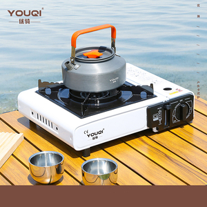 YOUQI <span class=keywords><strong>prix</strong></span> bon marché usine gros camping en plein air randonnée 2900w haute puissance brûleur cassette cuisinière à gaz - Product Image 3