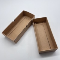 Boîte en carton kraft rigide, écologique, recyclable, sur mesure, avec couvercle supérieur et inférieur, gaufrage, pelliculage mat, dorure à chaud