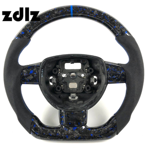 พวงมาลัยคาร์บอนไฟเบอร์สีน้ำเงินแบบกำหนดเองสำหรับ <span class=keywords><strong>Ford</strong></span> โฟกัส MK2 ST <span class=keywords><strong>RS</strong></span> 2012 2013 2014 <span class=keywords><strong>2015</strong></span> 2016 + พวงมาลัยรถยนต์ - Product Image 1
