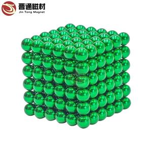 Mini bolas magnéticas de neodimio, bolas de cubo con revestimiento colorido permanente, venta al por mayor de fábrica - Product Image 5