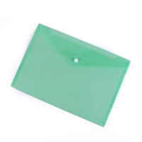 Porte-documents en plastique PP A4 coloré avec bouton-pression pour l'école et le bureau, idéal pour organiser les papiers d'imprimante et les documents