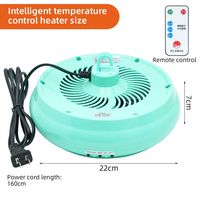Lampe chauffante intelligente pour animaux de ferme, contrôle de la température de la lumière chaude, équipement de chauffage pour couvaison de volaille, 1 pièce