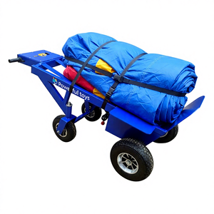 Carrello Elettrico in Acciaio per il Trasporto di Gonfiabili - Capacità 10 Persone, Facile da Montare e Spostare - Product Image 1