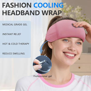 Diadema refrescante para alivio de migrañas con funda lavable, elegante compresa fría para la frente para dolores de cabeza, tensión y resaca - Product Image 6