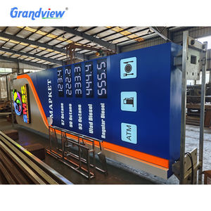 Panneau lumineux de monument extérieur OEM, boîte <span class=keywords><strong>à</strong></span> lumière autonome, publicité <span class=keywords><strong>numérique</strong></span> LED, <span class=keywords><strong>prix</strong></span> du gaz, aluminium, double face, panneau pylône de station-service - Product Image 2