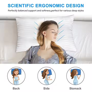 5 yıldızlı otel yastık aşağı kaz kral tüy yastık beyaz kaz aşağı yastık çekirdek % <span class=keywords><strong>100</strong></span> pamuk sağlık boyun koruma lüks - Product Image 5