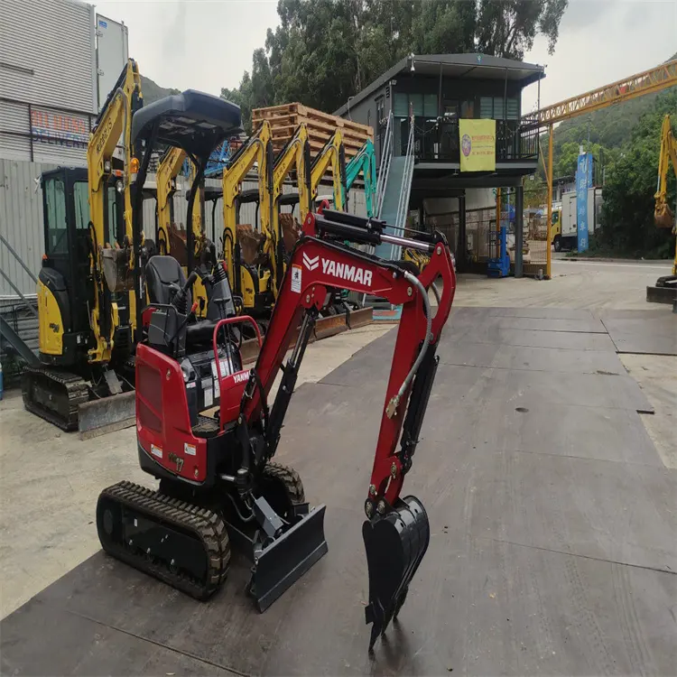 Sıcak satış japon Yanmar YANMAR55 VIO55 VIO50 VIO40 5 ton Shanghai kullanılan hidrolik mini ekskavatörler