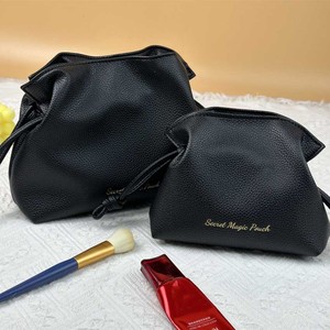 Custom Logo Large Capacity Leather Cosmetic <strong>Bag</strong> Water-Proof <strong>Drawstring</strong> Pouch Give Away <strong>Makeup</strong> Skincare Luxury <strong>Bag</strong> - Product Image 4