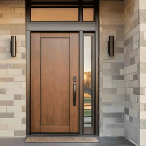 Porte d'entrée principale extérieure haut de gamme, double vitrage, insonorisée, isolation thermique, résistante aux intempéries, qualité professionnelle, entrée d'appartement haut de gamme - Product Image 2