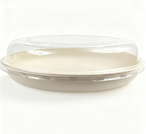 Cao cấp phân hủy sinh học dùng một lần bã mía bột giấy tấm 6/7/9/10/12 inch tự nhiên/Trắng bã mía bữa ăn tấm cho Take-out dịch vụ - Product Image 5