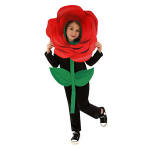 <span class=keywords><strong>Disfraz</strong></span> de Rosa para Niños, Vestido Tipo Romper, <span class=keywords><strong>Disfraz</strong></span> para Navidad, Actuaciones Escolares, Disfraces para el Día de San Valentín, Cosplay de Flor de Rosa - Product Image 5