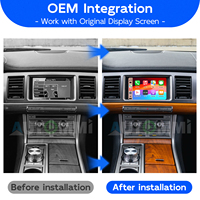 Module décodeur sans fil Apple CarPlay Android Auto pour mise à niveau de l'écran d'origine des voitures Jaguar XF X250 Denso à écran tactile (2008-2011)