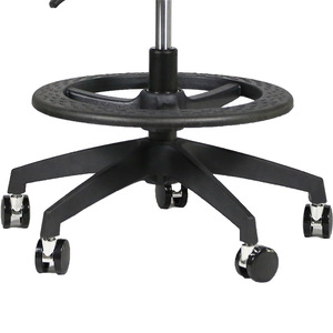 เก้าอี้ทรงอานม้า MA-009 สีดำ เก้าอี้สำนักงานตามหลักสรีรศาสตร์ พร้อมที่วางแขนโพลียูรีเทน ฐานอะลูมิเนียมอัลลอย - Product Image 3