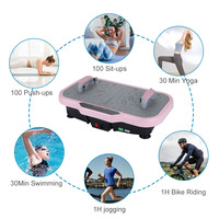 Nouvelle plate-forme de vibration de plaque verticale de machine de vibration de forme physique de corps électrique d'ABS de Crazy Fit pour l'usage à la maison