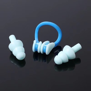 Greatbuy-clips de silicona blanda <span class=keywords><strong>para</strong></span> la nariz, 2 <span class=keywords><strong>tapones</strong></span> <span class=keywords><strong>para</strong></span> <span class=keywords><strong>los</strong></span> oídos impermeables con tapón <span class=keywords><strong>para</strong></span> la nariz <span class=keywords><strong>para</strong></span> nadar - Product Image 4