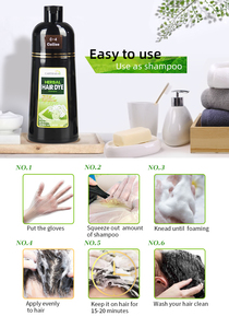 Shampoo Colorante alle Erbe 3-in-1, Colorazione Rapida <span class=keywords><strong>Senza</strong></span> <span class=keywords><strong>Ammoniaca</strong></span>, Tinta Permanente <span class=keywords><strong>per</strong></span> Copertura <span class=keywords><strong>Capelli</strong></span> Grigi - Product Image 3
