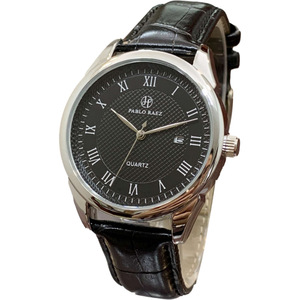 Nouvelle montre à quartz pour homme - style décontracté et professionnel avec affichage du calendrier, en acier inoxydable et dotée d'un bracelet tressé. - Product Image 1