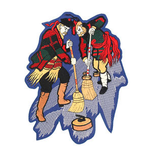 Parche Bordado Personalizado de Tamaño del Fabricante para Sudadera con Capucha, Parches Bordados Divertidos Lavables de Diseñador Chino - Product Image 1