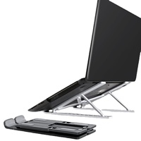 Support réglable 2-en-1 populaire pour téléphone portable et ordinateur portable en plastique