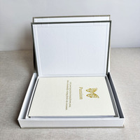 Set di scatole di libri da tavolino in lino finto apribile decorativo con Design personalizzato