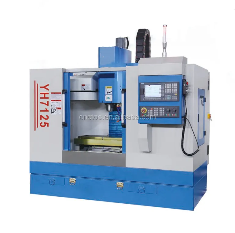 XK7124 XK7125 Mini Automatic Center 5 Axis Cnc Milling Machine For Metal